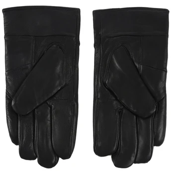 

Men's Winter Leather Single Button Driving Gloves