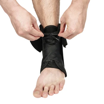 Ankle Braces Bandage Bandjes Sport Veiligheid Verstelbare Enkel Protectors Ondersteunt Guard Voet Orthese Stabilisator