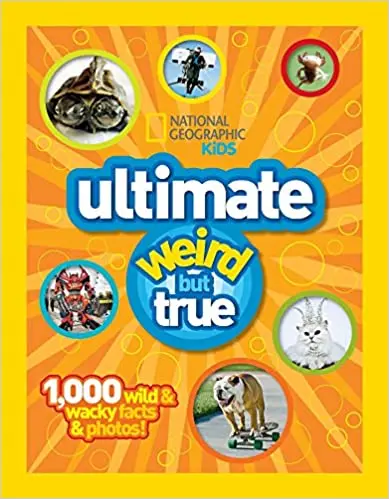 

National Geographic Kids Ultimate Weird But True Sign Bar Home Wall Decor Signs Retro Metal Poster Tin Sign Metal