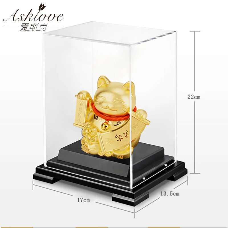 Lucky Cat Lucky Cat кошка богатства Золотая фольга украшения милые фигурки миниатюры фэн-шуй Декор Добро пожаловать кошка ремесла Искусство магазин Отель домашний декор - Цвет: Lucky Cat