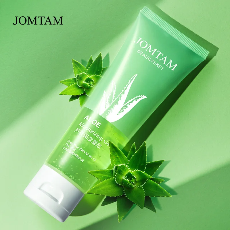 

Aloe Vera Gel Moisturizing Oil Control Fading Acne Mark Brighten Skin Complexion Shrink Pores Aloe Gel Cream