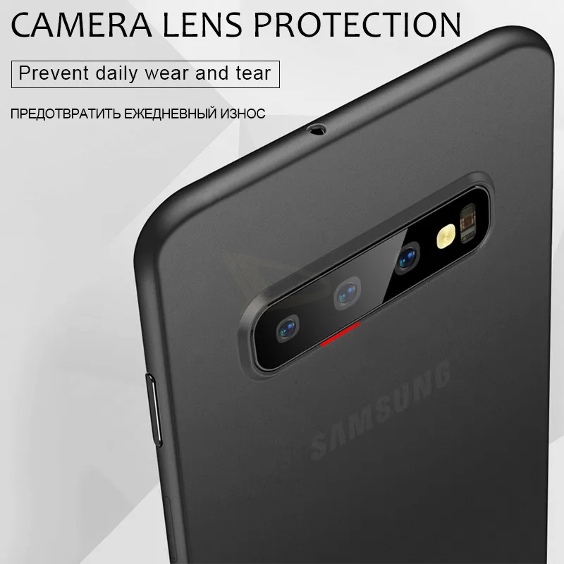 0,3 мм ультра тонкий матовый чехол для телефона samsung Galaxy Note 10 Pro 8 9 S8 S9 S10 PLus S10E тонкий PP полный Чехол бампер чехол s Coque