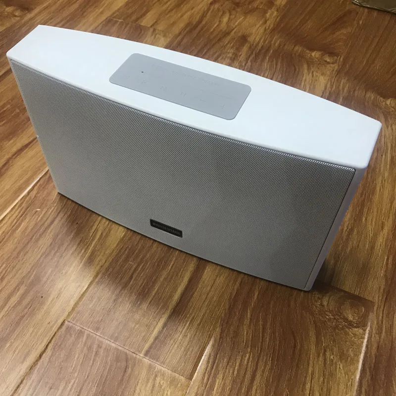 Белый Классический беспроводной динамик Bluetooth динамик супер бас светодиодный 15 Вт X 2 объемный звук высокое качество с Aux - Цвет: Белый