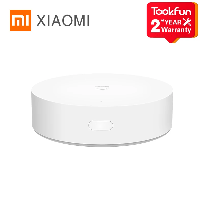 Good Deal Original Xiaomi Mijia Intelligent Multimode Gateway Support Zigbee Wi-Fi Bluetooth Connectable 7WJoRK8Wawm