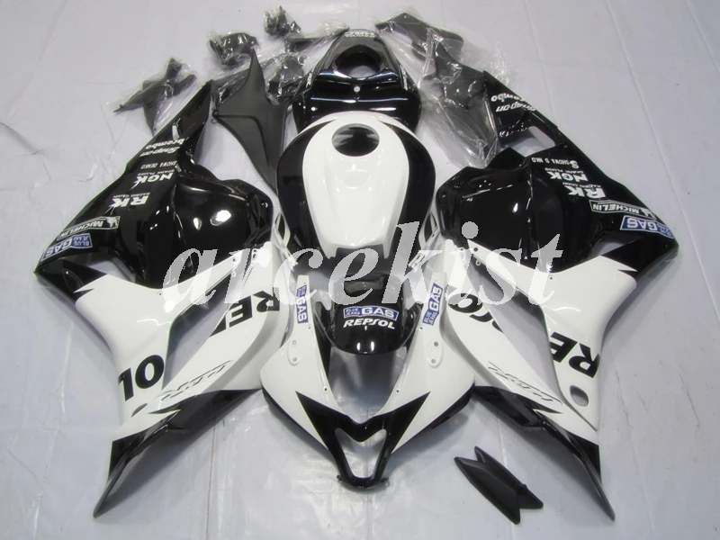 4 подарки литьевая Форма ABS Полный обтекатели Подходит для HONDA CBR600RR F5 2009 2010 2011 2012 09 10 11 12 набор кузова черный белый