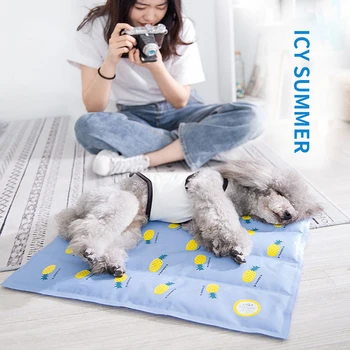 

2020 NEW Summer Cat Ice Mat Cat Cat Mat Dog Comfort Ice Pad Small Pet Universal Pet Supplies Cat Beds