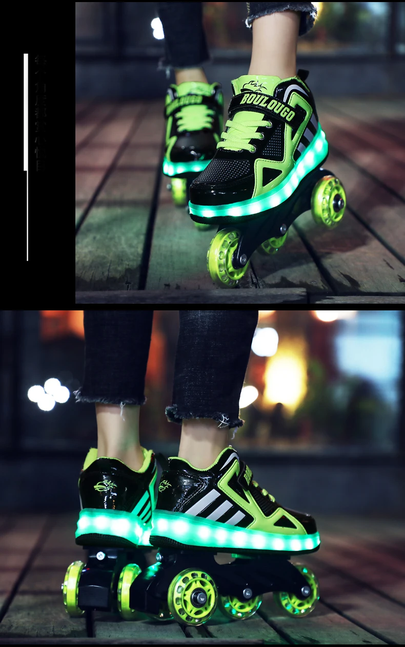 Heelys светильник на колесиках; обувь с роликовыми светодиодами; детская обувь для девочек и мальчиков; Светящиеся кроссовки; рождественские подарки