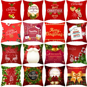 

Happy New Year Christmas Decorations for Home Xmas Pillow Case Merry Christmas Tree Home Decor New Year 2021 Gifts Kerst Navidad