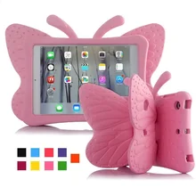 Funda de mariposa 3D de dibujos animados para iPad, cubierta de 9,7 pulgadas a prueba de golpes, ligera, EVA, 4, 5, para ipad Mini 1,2 y 3 de Apple