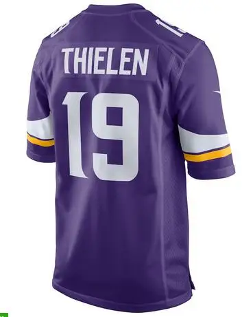 Мужская футболка Saquon Barkley 26 Sam Darnold 14 Baker Mayfield 6 Adam Thielen 19 Jimmy Garoppolo 10 Kirk Cousins 8 - Цвет: For men