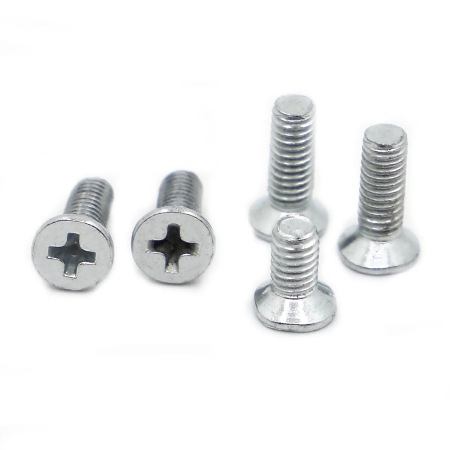 

10-50pcs GB819 Zinc Plated Carbon Steel Phillips Cross Flat Countersunk Head Machine Screws Bolts M3 M4 M5 M6 M8