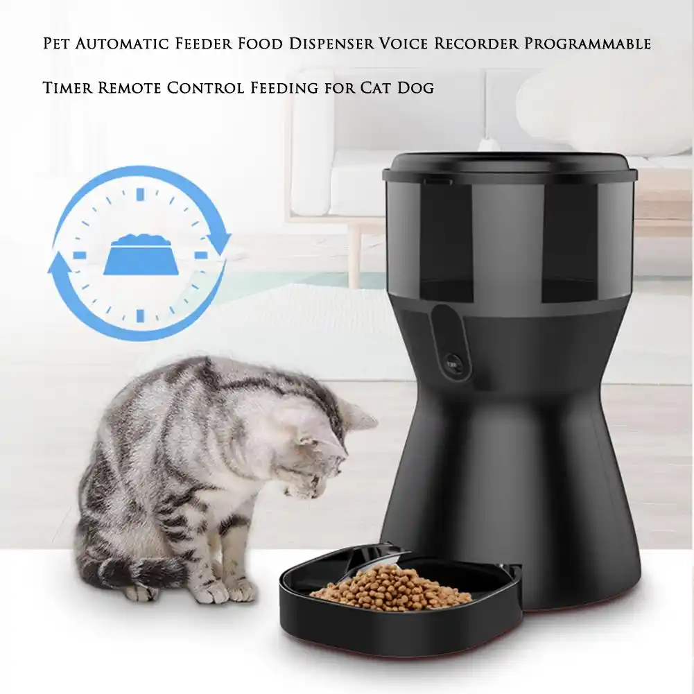 Augkun Wifi Automatic Pet Feeder Food Dispenser Recorder