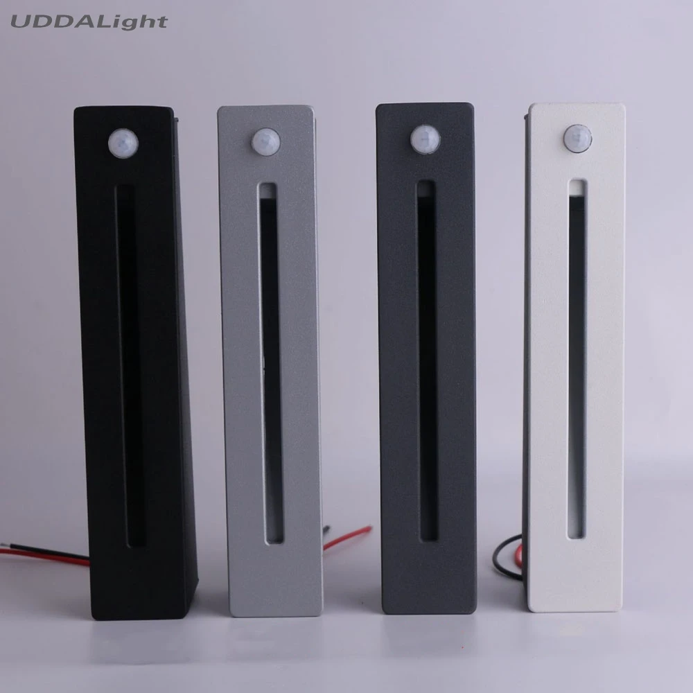 sensor light outdoor 2-3w CREE led outdoor wall light black/silver/white/gray