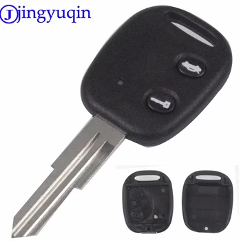 

jingyuqin for Chevrolet Epica Uncut Blade Bilchave for 2 Buttons Remote Car Key Shell Cover Case