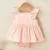 New Newborn Cotton Flying Sleeve Dress Jumpsuit Korean Japan Style Summer Princess Clothes One Piece Baby Girl Bodysuits 7