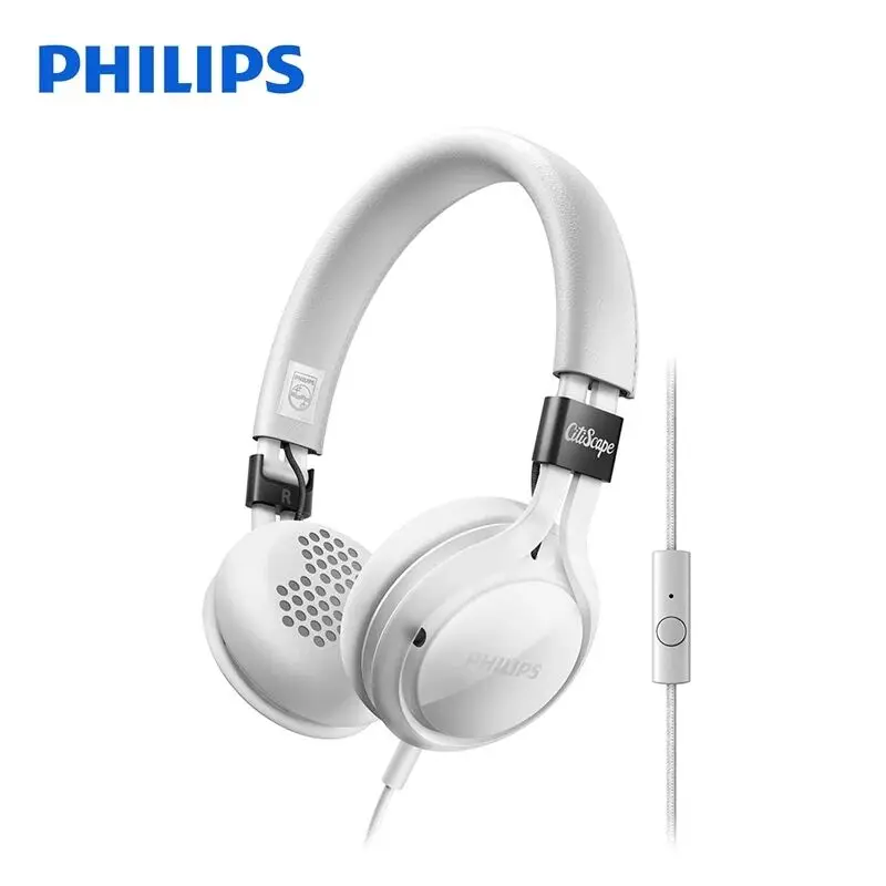 Оригинальные басовые наушники Philips SHL5705 с функцией шумоподавления для прослушивания музыки, фильмов и игр, официальный тест