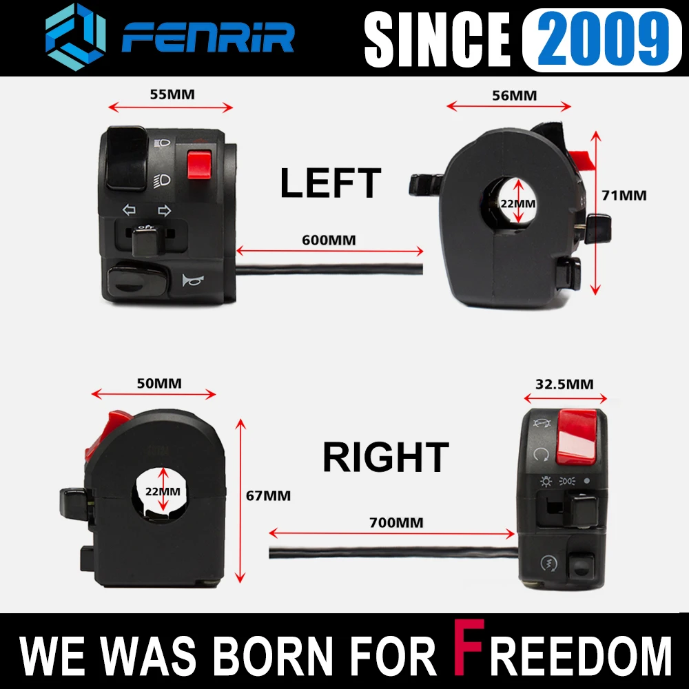 Передний тормозной светильник мотоцикла переключатель противотуманный для руль