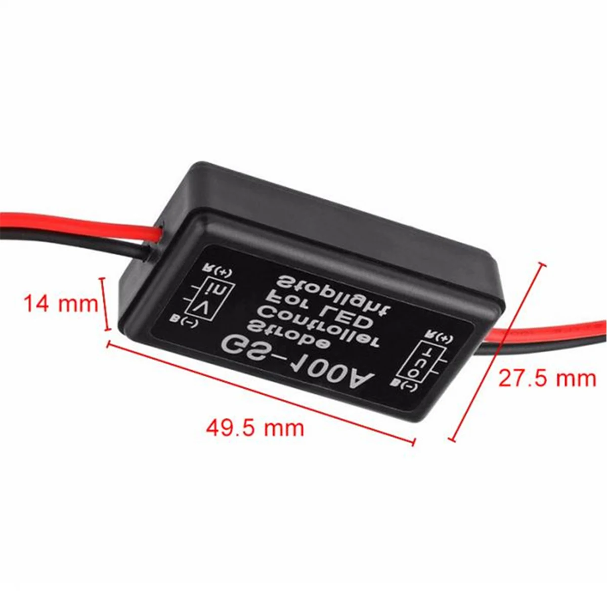2pcs 24W контроллер вспышки модуль мигалки для светодиодный тормозной светильник задний стоп-светильник 12-30V