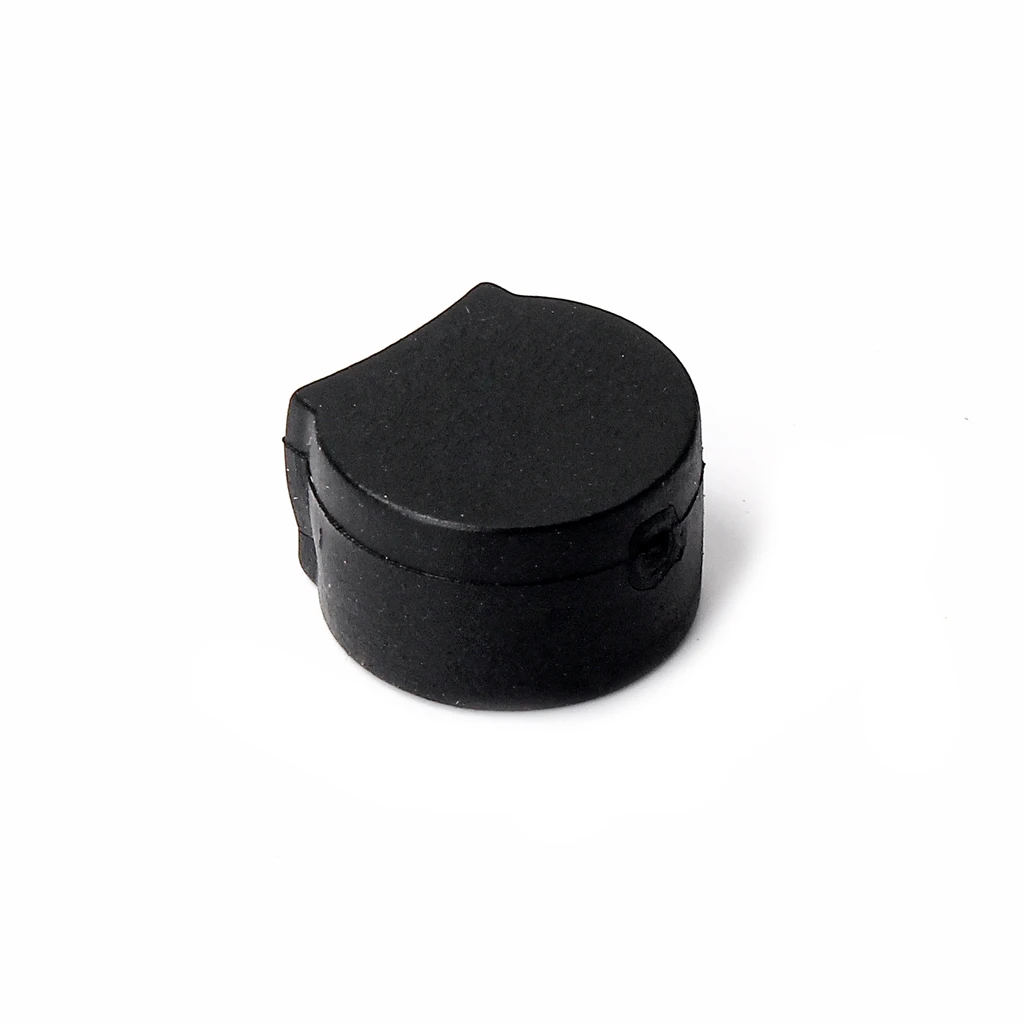 10 Pieces Black Rubber Finger Cover Thumb Rest Cushion Woodwind Accessory