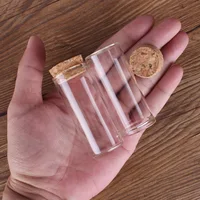 5pcs 30ml 30*70mm Test Tubes Glass bottle with Cork Lids Wishing bottles Glass Jars Glass vessels Spice Jars for Wedding Favors 1