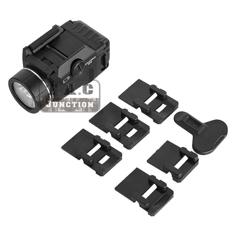 

Tactical TLR-7 LED Compact Weaponlight WML Rail Mounted Pistol Waterproof Strobe w/ Screwdriver Universally For Shooting Hunting
