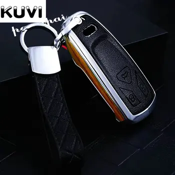 

Wood Carbon fiber Alloy Leather Key Protection Cover Case For Audi A4 A5 S4 S5 B9 8W Q7 4M Q5 TT TTS RS Coupe Roadster