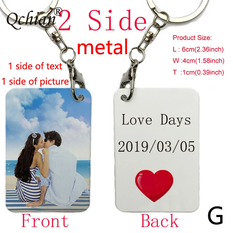 

Custom Print Keychain Design Picture Car Pendant Car Key Decoration Keychain Commemorate Photo Gift