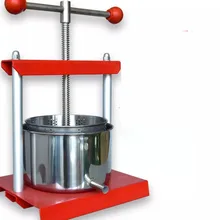 6L Ручная Соковыжималка из нержавеющей стали, медленная соковыжималка для ручного прессования вина