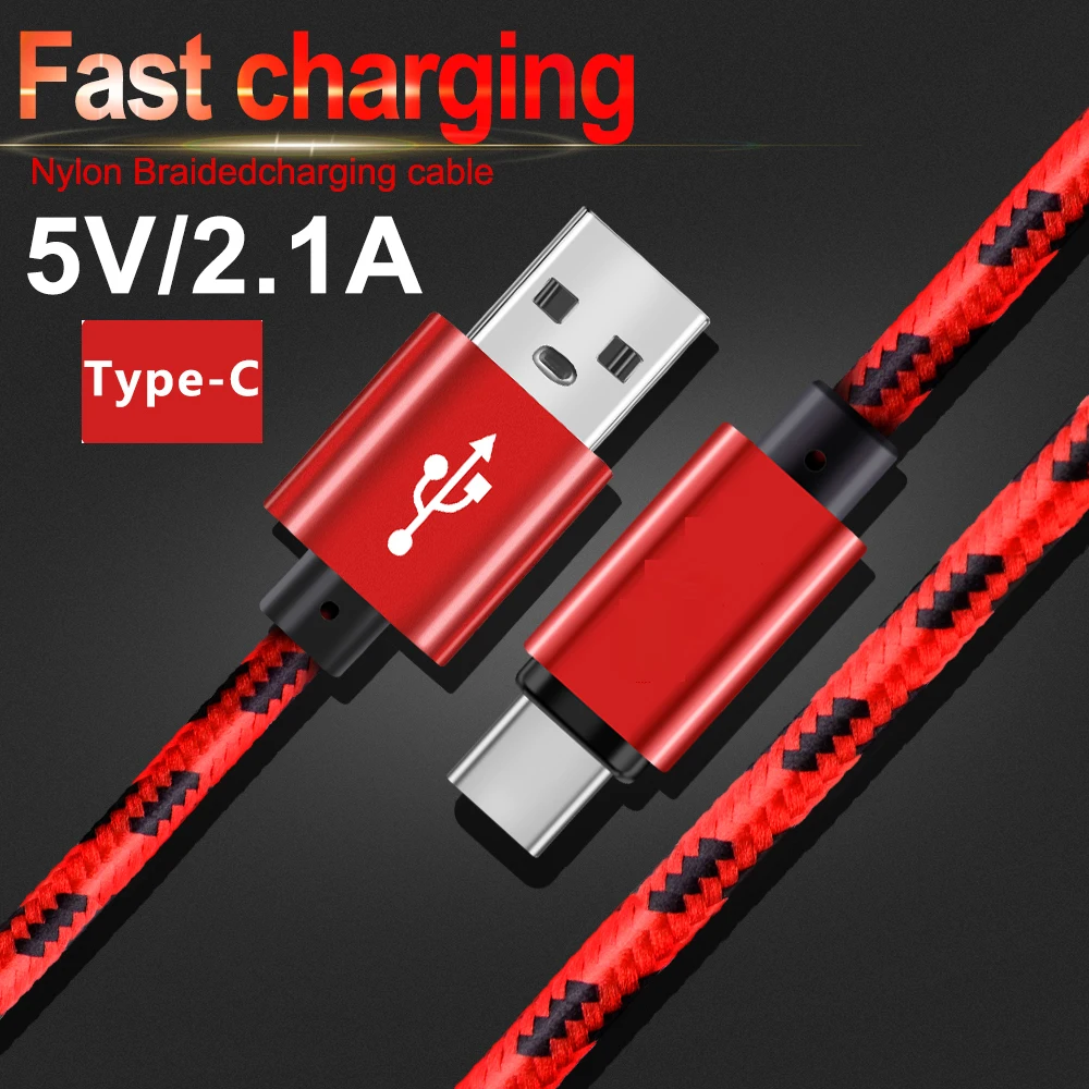Olaf-Type-C-Cable-3M-2M-1M-Nylon-Braided-Fast-Data-Charging-Ca4ble-For-Samsung-Huawei