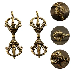 2 pçs mini vajra pilão adorno desktop vajra pilão ornamento vajra decoração