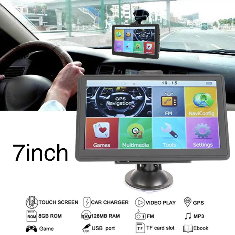 Грузовик Навигатор Автомобильный gps навигатор смарт gps навигатор видео аудио 8 Гб " Универсальный