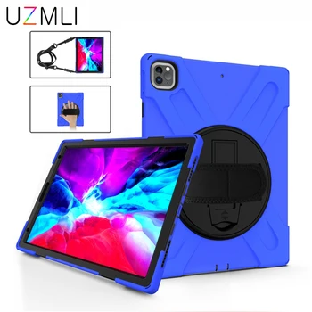 

Shockproof Kids Case for iPad Pro 12.9 2018 2020 Tablet Heavy Duty Safe PC Silicon Stand Cover with Hand Shoulder Strap+Gifts