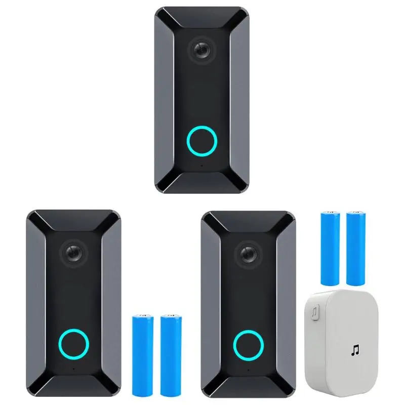 V6 Wifi дверной звонок умный беспроводной 720P видео домофон камера Облачное хранилище дверной Звонок камера водонепроницаемый ночное видение Домашняя безопасность