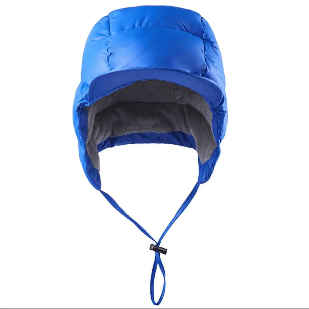 Winter Sport Warm Down Hat Comfortable Protective Antifreeze Warm Trapper Hat 