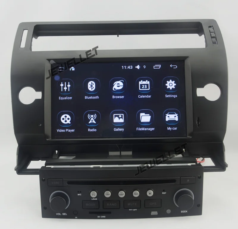 

Quad Core Android 6.0 Car GPS radio DVD Navigation for Citroen C4 2004-2010 with 4G/wifi DVR OBD mirror link