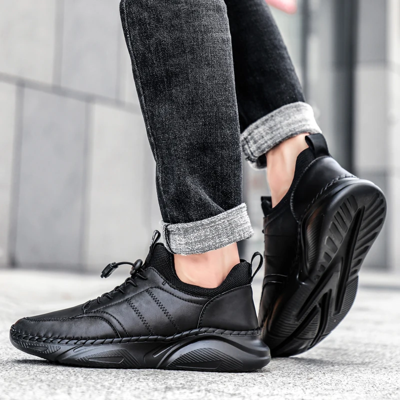 Brand Winter Men's Boots Thick Plush Men's Snow Boots Waterproof Outdoor Soft Breathable Sneakers Autumn Shoes