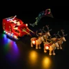 LED Light Kit For 40499 Santa’s Sleigh Christmas Series Children's Gifts DIY Toy Set (Not Including Building Blocks) 3