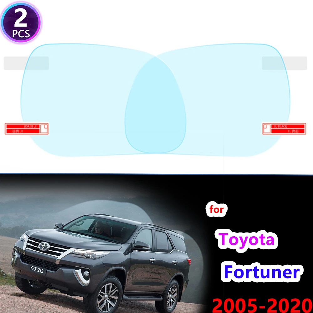 

Полное покрытие, защитная противотуманная пленка для Toyota Fortuner 2005 ~ 2020 AN50 AN60 AN150 AN160 Hilux SW4 SR5, зеркало заднего вида с защитой от дождя