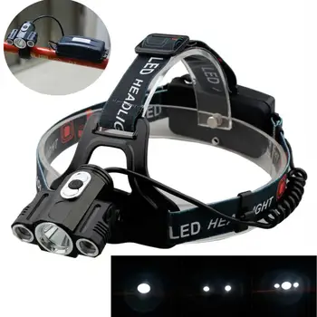 

High Qaulity Rechargeable Super Bright 360 Around High Power Glare LED Long-range Headlights Bicycle Front Aircraft Lights