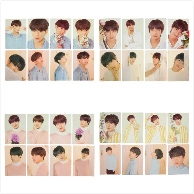 Kpop Bangtan мальчики плакат Фотокарта фото рамка открытки | Украшения и аксессуары
