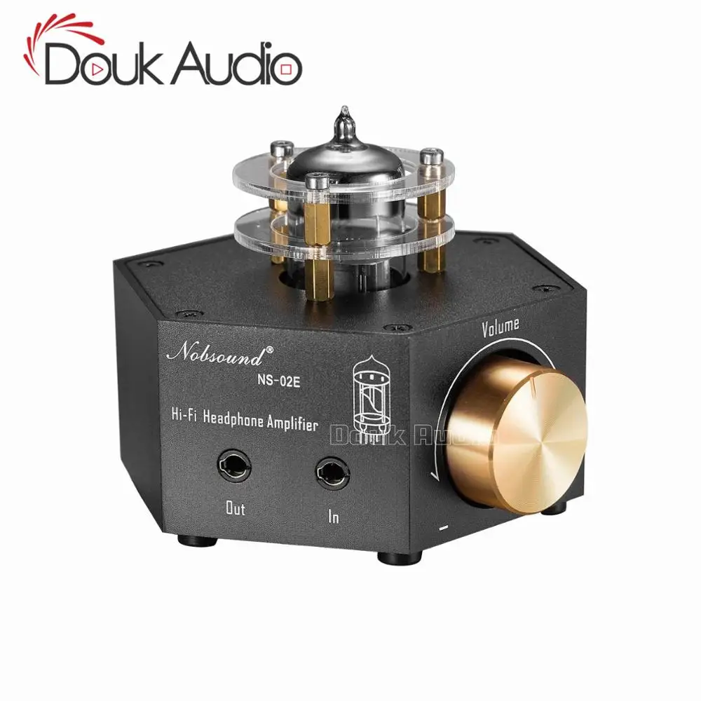 Douk Auido мини класс A 6N3 вакуумный ламповый усилитель стерео HiFi усилитель для наушников Предварительный усилитель