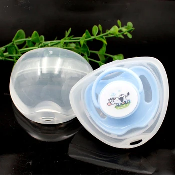

Infant Newborn Baby Pacifier Case Box Nipple Shield Case Pacifier Holder Portable Dustproof Pacifier Storage Box