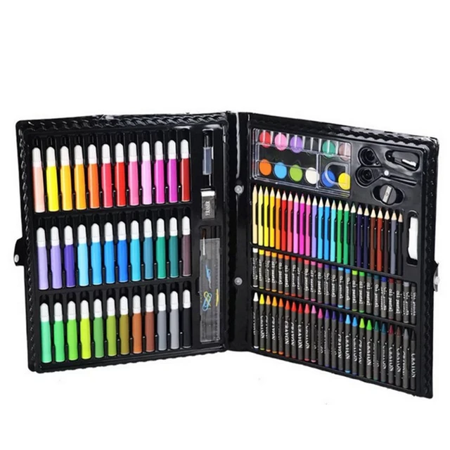 Jot 24 Piece Count Mini Colored Pencil Kids Art School Supplies Set