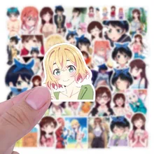 

50Pcs Anime Rent a Girlfriend Stickers Cute Kawaii Anime Girls Sticker For Laptop Skateboard DIY Toys Decals Motorcycle Guitar