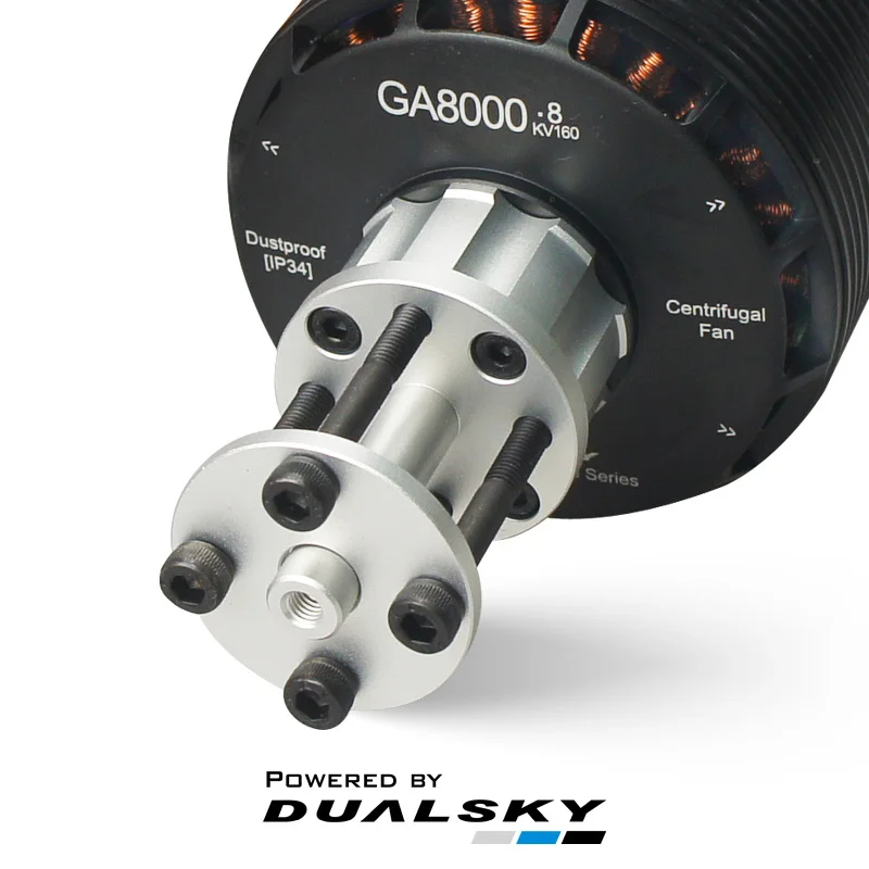 GA8000 8.2KW 160KV and 140KV two kinds of shaft edition 80CC-120CC 3D Giant airplane e-conversion of gasoline airplane