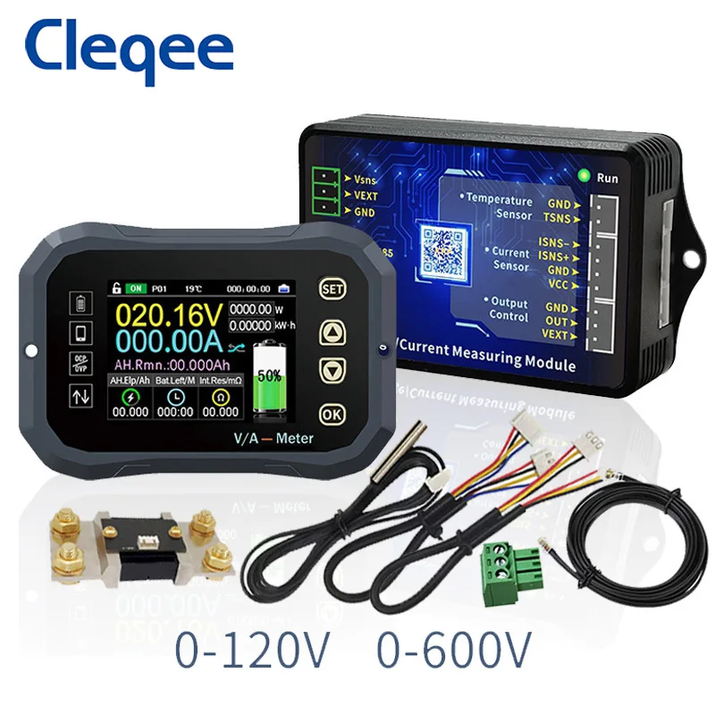 Тестер емкости аккумулятора Cleqee KG160F 120 В а кулометр индикатор батареи ЖК-дисплей