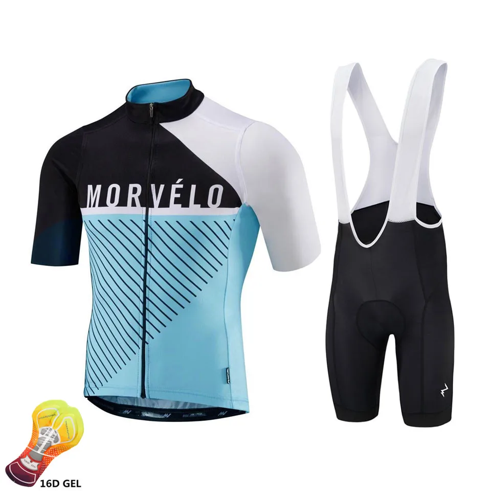 Новая профессиональная команда Morvelo Велоспорт Джерси НАБОРЫ MTB велосипед дышащие шорты Одежда Велоспорт велосипед Maillot Suit8 - Цвет: Pic Color