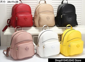 

Luxury Designer Brand TORY BURCH Backpack Women Female School Bag Simple Ladies Shoulder Bags for Girls Mochila TB01