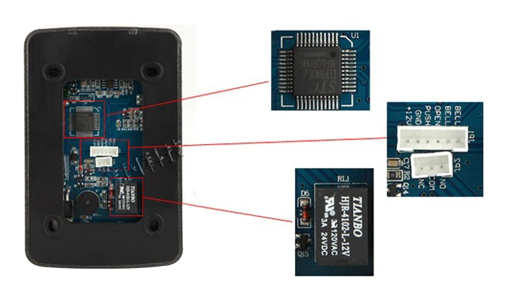 ABS RFID дверь смарт-клавиатура Контроллер доступа с кард-ридером SA-0109