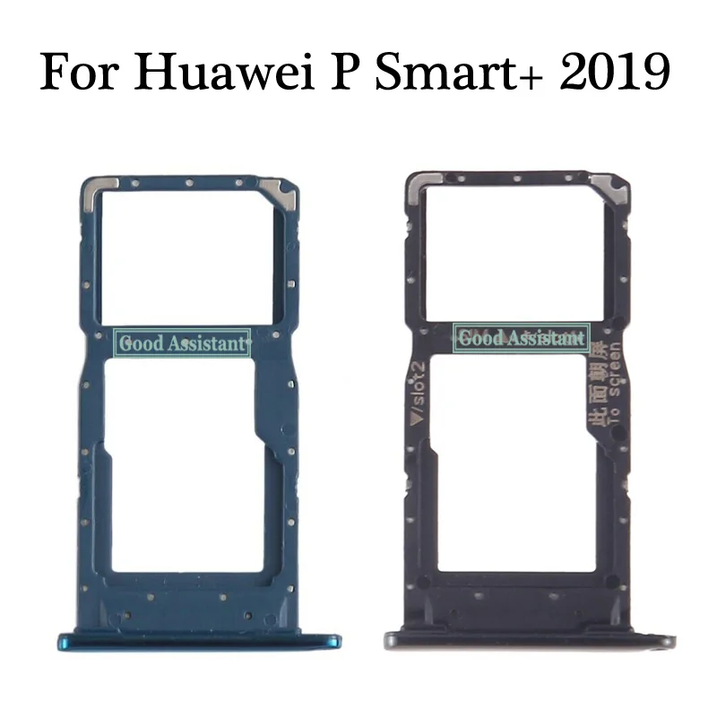 Для huawei P Smart+ POT-LX1T POT-AL00 sim-лоток держатель карт Micro SD слот запчасти адаптер для sim-карты